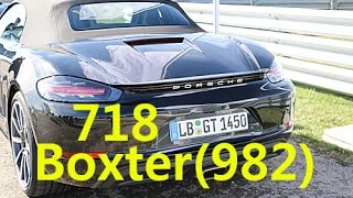 포르쉐 718 박스터982 간략히 보기Porsche 718 Boxter First Look  20160223 [upl. by Sulamith]