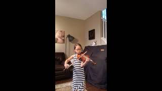 RCM violin level 5 etude Study in C Major op 45 no 42 Franz Wohlfahrt [upl. by Zena427]