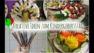 Tolle Ideen für den Kindergeburtstag  Essen amp Mitgebsel [upl. by Aldas]