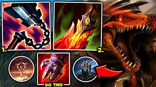 RENEKTON TOP IS BACK 100 COUNTER TOPLANERS WITH EASE BUFFED  S12 Renekton TOP Gameplay Guide [upl. by Arch]