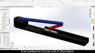 weird crank Mechanism Principle in Solidworks [upl. by Oriana321]