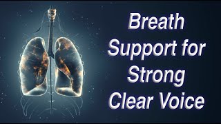 Breath Support for Strong Clear Voice Diaphragm Breathing and Exercises Voice Therapy [upl. by Raina]