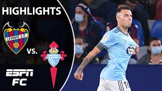 Celta Vigo gets back to winning ways vs Levante  LaLiga Highlights  ESPN FC [upl. by Nnitsuj]