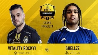 FIFA 17 FUT Champions Championship 🏆  GRAND FINAL Vitality Rockyy vs Shellzz [upl. by Noam]