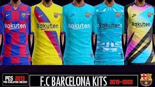 PES 2013  New Kits • FC Barcelona • 20192020 [upl. by Okimik255]