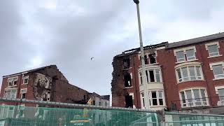 Blackpool Fire amp Hotel Demolition Latest  Two Arrested [upl. by Evyn]