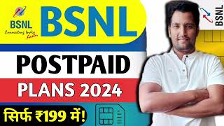 BSNL Postpaid Plans 2024  Postpaid Sim Card  Bsnl Postpaid Plans  Tech Raghavendra [upl. by Jacoby]