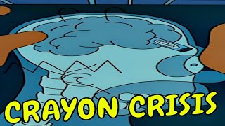 Homer Simpsons Crayola CRISIS  The Science of The Simpsons shorts [upl. by Selia]