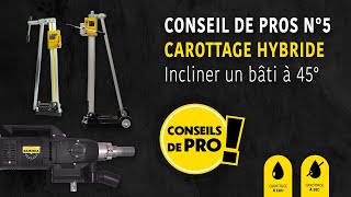 CONSEIL DE PROS N°5  Carottage hybride DMP  Bâti à 45° [upl. by Bosch]