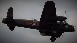 Canadian Avro Lancaster almost misses runwayBlackpool airport [upl. by Braca]