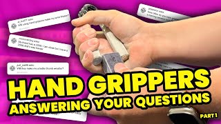 Answering Your Hand Gripper Questions  Part 1 [upl. by Noirrad]