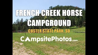 French Creek Horse Camp Custer State Park South Dakota [upl. by Chere648]