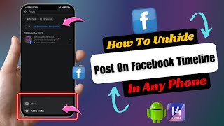 How To Unhide Post On Facebook Timeline  Unhide Facebook Timeline Posts [upl. by Elam]