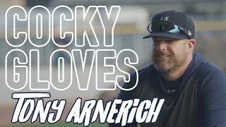 Cocky Gloves with Mariners Catching Coordinator [upl. by Notslar]