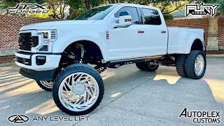 ANY LEVEL LIFT ON A CUSTOM PLATINUM FORD F350 IT CAN BE YOURS FOR SALE [upl. by Lundell]