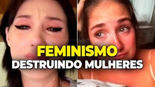 Mulheres sendo DESTRUÍDAS pelo Feminismo [upl. by Warchaw895]