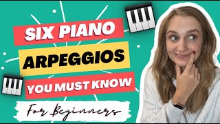 Top Piano Arpeggio Exercises for Beginners with pdf [upl. by Seebeck913]