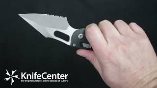 Microtech 169RL11APFLGTBK Stitch RAMLOK Manual Folding Knife [upl. by Ogires]