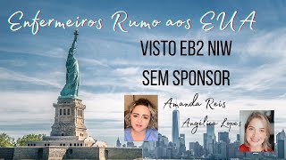 Live com Amanda Reis sobre visto EB2 NIW para enfermeiros nos Estados Unidos [upl. by Llenel]