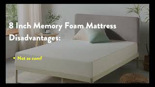 Is an 8 Inch Memory Foam Mattress Good [upl. by Leahcimrej]