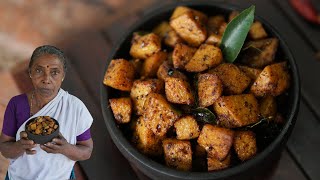 Kerala Style Elephant Foot Yam Fry  Chena Fry [upl. by Ed383]