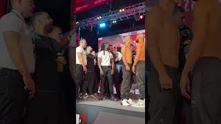 Liam Smith’s team launches a towel at Chris Eubank Jr’s trainer 👀😳 [upl. by Tuesday]