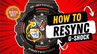 How To Reset Your GShock  Analog Hands Don’t Match Digital Display [upl. by Ettenig]