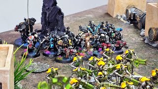 Imperial Agents and Space Marines vs Necrons Warhammer 40k battle report [upl. by Peursem]