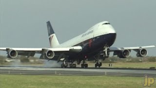 747 Classic Action at JFK [upl. by Aikan]