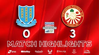 Ballymena Utd 0  3 Portadown  Sports Direct Premiership  011124 [upl. by Enyala979]