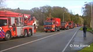 30112013 Brandweer Assen opent twee nieuwe kazernes met feestelijke optocht [upl. by Elam653]