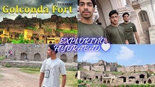 EXPLORING GOLCONDA FORT😍HYDERABAD SERIES 🤍DAY3  TAWSEEF VLOGS [upl. by Margette]