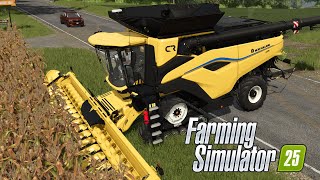 HARVESTING CORN  MISIR HASADI  Farming Simulator 25 [upl. by Aros]