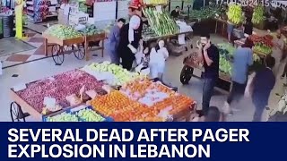 Exploding pagers in Lebanon At least 8 killed in suspected Israeli attack  FOX 7 Austin [upl. by Eelessej644]