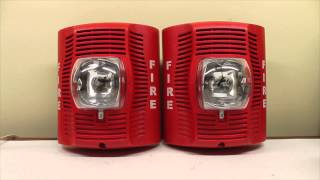 System Sensor SPSR SpectrAlert Advance Speaker Strobe Fire Alarm OverviewTest [upl. by Mikaela]