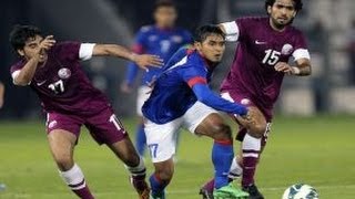 Qatar vs Malaysia Asian Cup Qualifiers 2015  MD1 [upl. by Nasar]