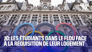 Les étudiants dans le flou face à la réquisition de leur logement Crous pendant les JO de Paris [upl. by Neve561]