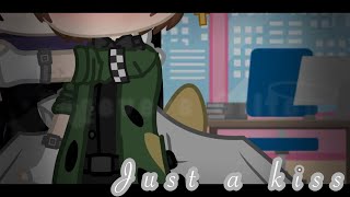 •Just a kiss  Helliam  Micheal \\ FNaF  AU \\ Gacha Club• [upl. by Ibor387]