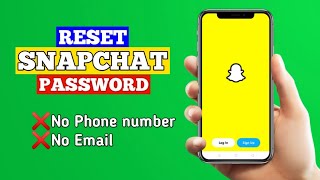 How to Recover SnapChat Account without Phone Number and Email 2024 [upl. by Acilegna137]