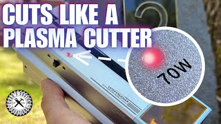 Is The Future of Metal Cutting with Diode Lasers 70W IKier K1 Pro Max [upl. by Lissie]