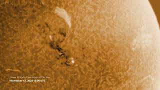 Short timelapse of the Sun November 13 2024 [upl. by Aihtiekal]