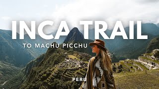 Inca Trail to Machu Picchu Peru  An INSANE 4 day hike [upl. by Emirej374]