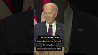 USPräsident Joe Biden kandidiert für Wiederwahl 2024 shorts [upl. by Naoj]