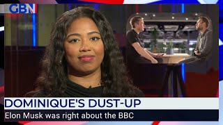 Elon Musk is completely right about the bias at the BBC  Dominique Samuels [upl. by Schrick574]