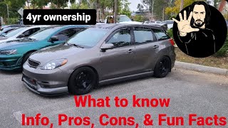 Toyota Matrix 4yr ownership review [upl. by Maxine26]