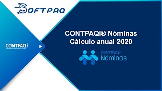 CONTPAQI NÓMINAS CALCULO ANUAL 2020 [upl. by Ellennod]