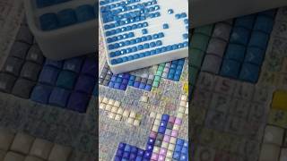 Square Diamond Painting Art  130 asmr diycrafts craft art diy relax gift satisfying shorts [upl. by Sivaj57]