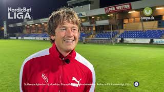 NordicBet Liga  Interview med Nicolaj Thomsen fra B93 [upl. by Leary]