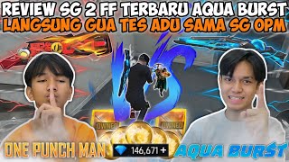 REVIEW SG 2 FF TERBARU WARNA BIRU LANGSUNG GUA TES ADU SAMA SG OPM ATRIBUTNYA HAMPIR SAMA CUY😱 [upl. by Olbap]