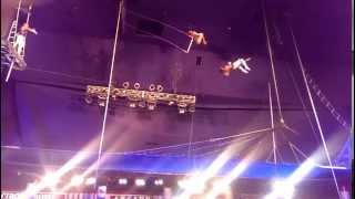 Trapeze Act  Circus Circus Las Vegas 6172014 [upl. by Streeter809]